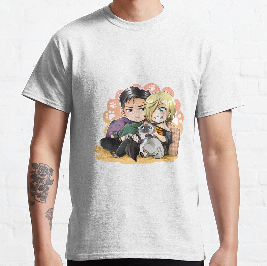 ssrcoclassic teemensfafafaca443f4786front altsquare product1000x1000.u1 16 - Yuri On Ice Shop