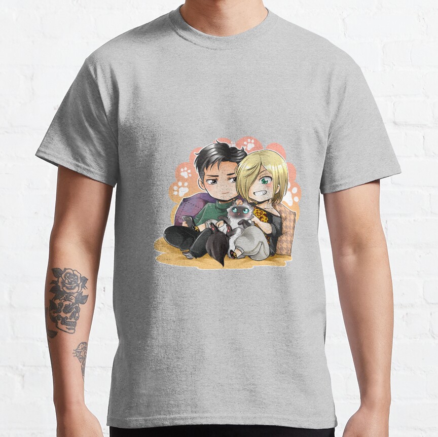 ssrcoclassic teemensheather greyfront altsquare product1000x1000.u1 16 - Yuri On Ice Shop