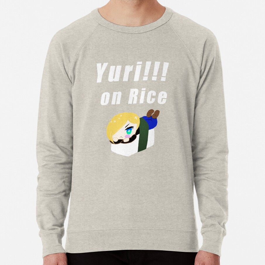 ssrcolightweight sweatshirtmensoatmeal heatherfrontsquare productx1000 bgf8f8f8 8 - Yuri On Ice Shop