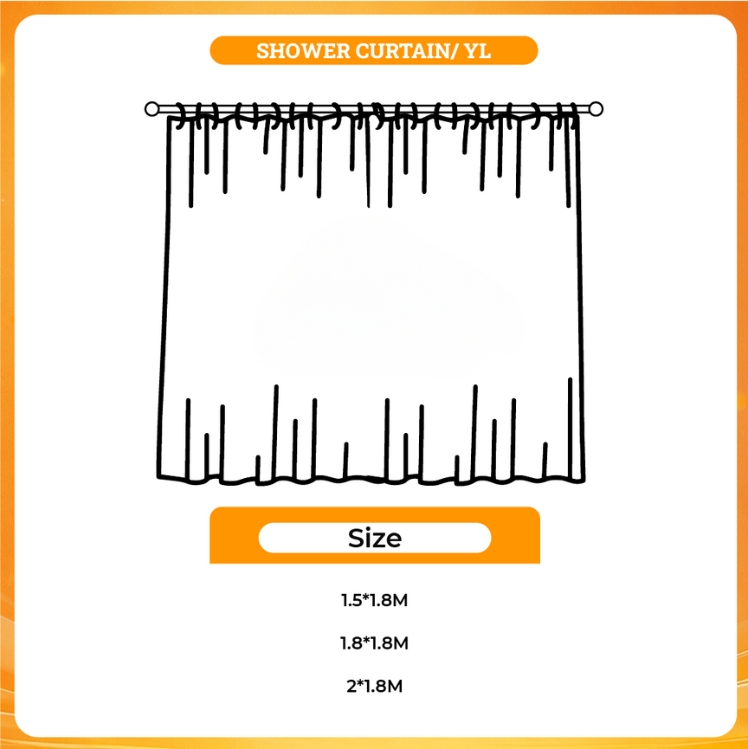 3D shower curtain - Yuri On Ice Shop
